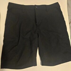 Black Champion Shorts Button/Zip